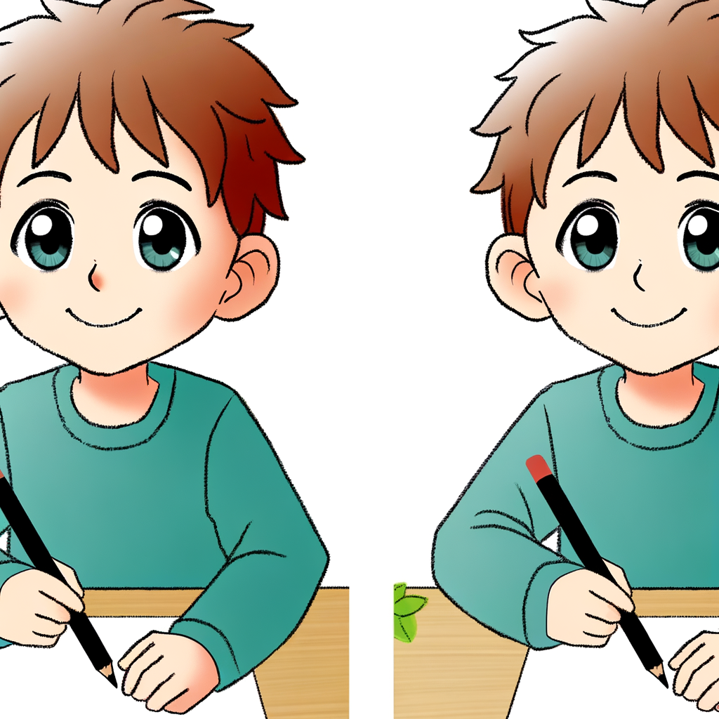 Draw a charming little boy